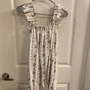 Reformation Albany Gracie Mini Linen Dress